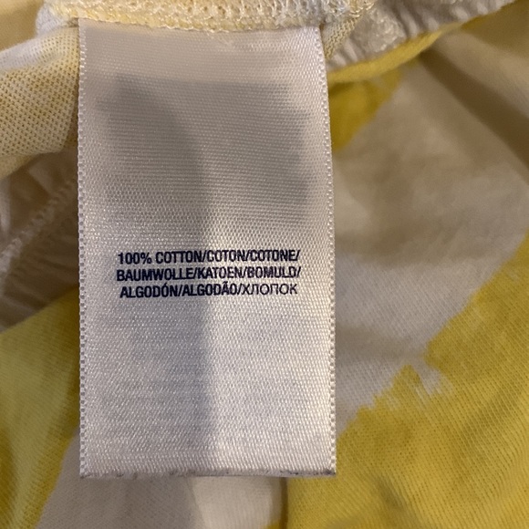 Ralph Lauren- Long Sleeve T shirt hoodie, yellow white stripe, Size 4 kids - Picture 6 of 8